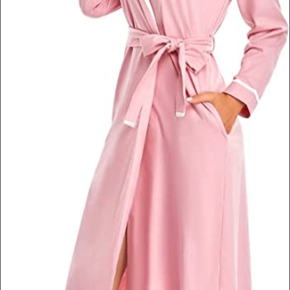 NWTWomen's 100% Cotton Short Robes Knit Bathrobe Lightweight K… - Picture 5 of 6